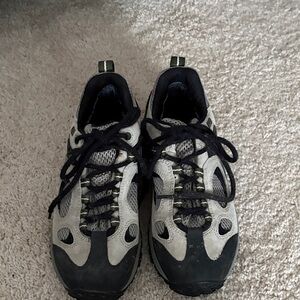 Merrell Gray and Black Athletic Shoes